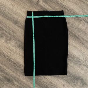 Gap High Waisted Black Pencil Skirt with Zipper
